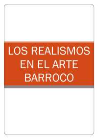 APUNTES DEL REALISMO BARROCO