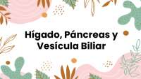 Histologia del higado pancreas y vesicula