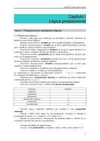 Lógica proposicional: conceptos y leyes fundamentales