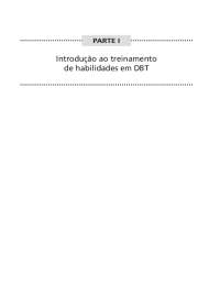introdução a TERAPIA COMPORTAMENTAL DIALETICA