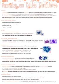 Citologia ginecológica- Anomalias de Células Glandulares