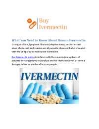 What You Should Know About Ivermectin for Humans