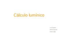 Cálculo lumínico ejercicios