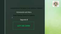 La Ley de OHM y sus formulas