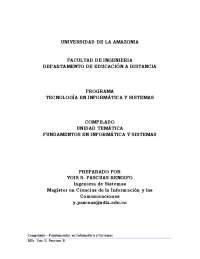 Fundamentos en Informática y Sistemas: Un Compilado de Conceptos Básicos - Prof. Flores