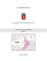 Distrito V Ciudad de Managua