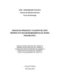 Psicologia jurídica relatório psicológico