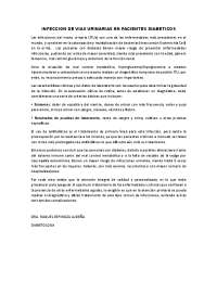 Infeccion de Vias Urinarias en Diabeticos