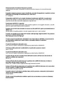 GESTIONE DEL PORTAFOGLIO, FONDI PENSIONE E PREVIDENZA
COMPLEMENTARE