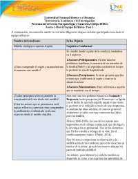 Análisis del Modelo Cognitivo-Conductual en Psicopatología: Un Estudio de Caso