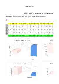 es una tabulacion estadistica