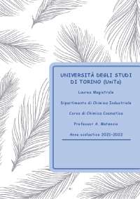 Chimica Cosmetica - Adrian Matencio Duran e Fabrizio Caldera