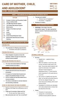 The Nursing Role in Reproductive and Sexual Health