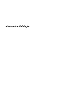 Fondamenti di Fisiologia e Anatomia (corso di scienze dell'alimentazione e gastronomia)