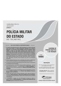 Edital PM TO pela banca Cespe