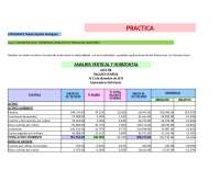 Análisis Vertical y Horizontal de Estados Financieros: Práctica de Auditoría