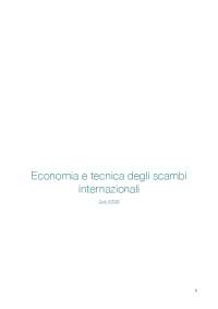 Economia e tecnica degli scambi internazionali ETSI