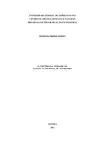 O critério da verdade no Contra Academicos, de Agostinho