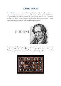 Font Bodoni - Storia, grafica e utilizzo attuale