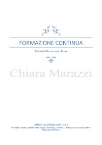 FORMAZIONE CONTINUA - ASPETTI EDUCATIVI - UNIVERSITA' MERCATORUM ROMA PROF. CARMELA PIERRI