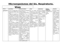 Microoganismos del aparato respiratorio