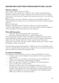 sistemi educativi per il calcio