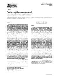 Complementación Proteica: Biodisponibilidad y Calidad