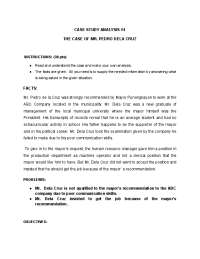 Ethical Hiring and Job Matching: A Case Study of Mr. Pedro Dela Cruz