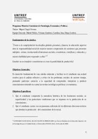 cuestiones de sociologia economia y politica