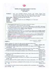 Examen final de modelacion estructural 2