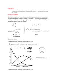 Simulacion de reacciones multiples en aspen hysys