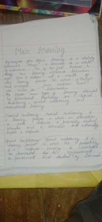 Maze learning experiment psychology