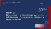 Componentes en instalaciones de gas: accesorios, materiales, uso y funcionamiento, instala