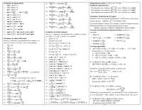 Formulario de Cálculo Diferencial e Integral y Transformada de Laplace