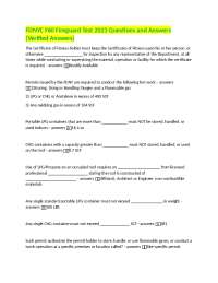 FDNYC F60 Fireguard Test 2023 Questions and Answers (Verified Answers)