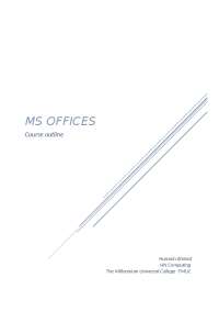 Very helpful in student for using MS