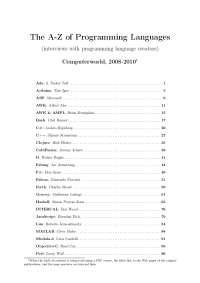 Introduction to programming languages /history