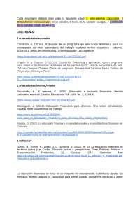 La educación financiera: una herramienta clave para el bienestar económico - Prof. Cardena