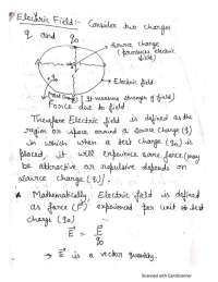 EM theory (Electric Field)