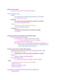 The Evolution of Mass Communication and the Book Industry