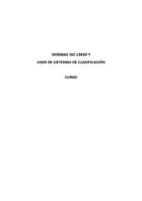 EL USO DE LOS SISTEMAS DE CLASIFICACION BIM