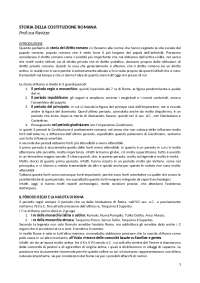 sbobinature esaustive del corso di storia della costituzione romana seconda parte