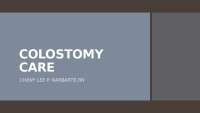 Colostomy care presentation