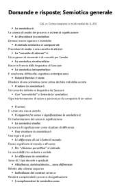 RISPOSTE TEST SEMIOTICA GENERALE L20 2025