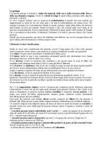 Sintesi scienze della Terra