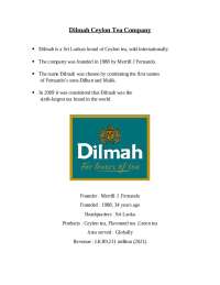 Dilmah Ceylon Tea Company