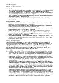 Appunti lezioni tecniche di scrittura prof.ssa Sanna