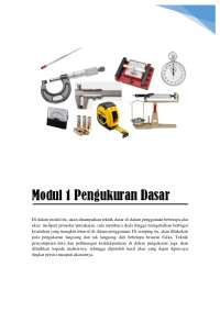 Pengukuran Dasar Fisika dasar 1