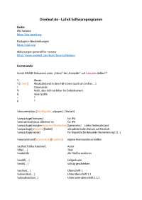 es beinhaltet nützliche latex commands für MacBook