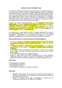 ESTUDIOS CUASIEXPERIMENTALES.